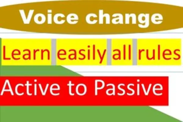 passive voice করার নিয়ম