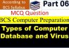 ict question for BCS and Bank exam part-06 computer mcq question and answer part -06