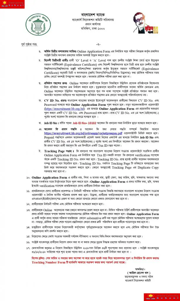 Sonali Bank Limited Job Circular Of Bangladesh 