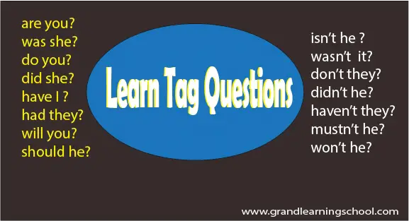 tag question rules bangla