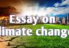 essay on climate change in 250 words| climate change essay for students