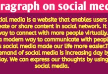 Paragraph on Social Media- paragraph on social media in English Paragraph on social media