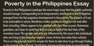 Poverty in the Philippines Essay – 1040 words – Essay On Poverty in the Philippines poverty in philippine essay