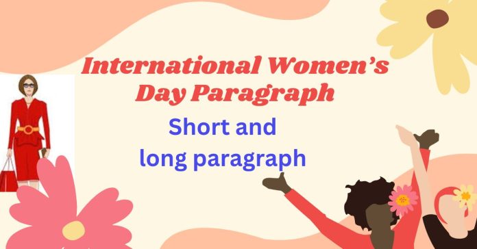 International women's day parapraph for ssc